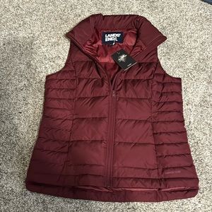 Lands end down vest